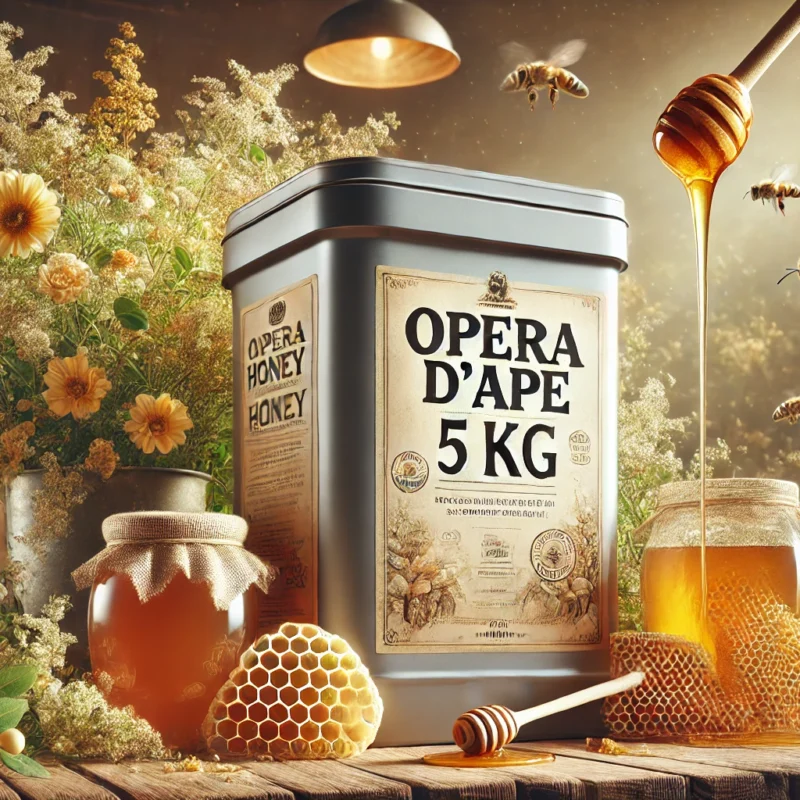 miele - opera d'ape - millefiori 5 kg - top italia gourmet