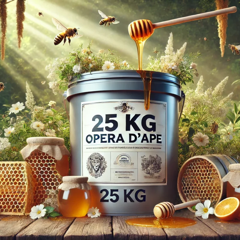 miele -opera d'ape -millefiori 25 kg - top italia gourmet