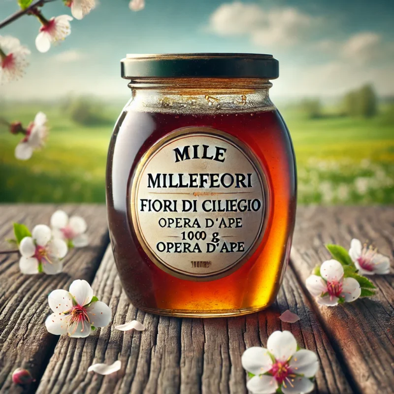 Miele-Millefiori Fiori di Ciliegio-opera d ape-top italia gourmet